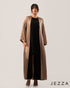 Ankle-Length Crush Satin & Polyester Three-Piece Set 61953